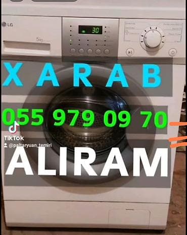 telefon temiri merkezi: Xarab paltaryuyanların qəbulu və utilizasiyası xidməti. - Brend və — 1