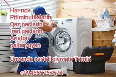 ariston su: Xarab paltaryuyanların alınması və məişət texnikasının yerində təmiri — 2