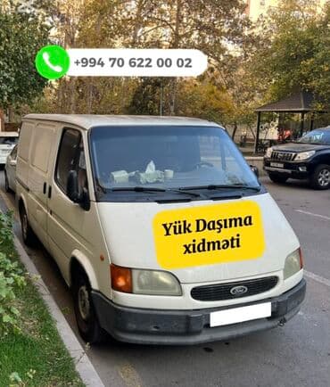 Yük Daşıma Xidməti Ağ rəngli yük furgonu ilə şəhərdaxili və