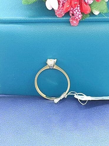 qızıl üzüklər qiymətləri 2022: Alyans, Üzük, Sarı qızıl, 585 Əyar, Qaşsız — 7