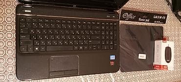 diz üstü kompüterlər: HP noutbuk + aksesuarlar dəsti Core i7 prosessor. 8 qb ram 628 qb — 2