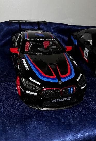 Ovçuluq və balıqçılıq: BMW M8 GTE 1/24 ölçü Təzədi satıram bir çox özəlliy işıqlarısəs — 1