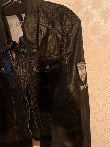 dəri kutka: Dəri vintage kurtka — 5