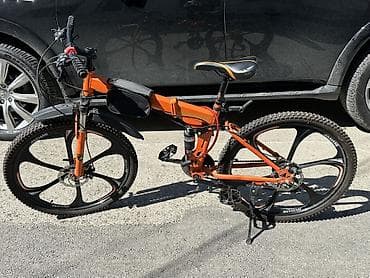 kirayə velosiped: Dağ velosipedi – tam asqılı, yığıla bilən gövdə, 26" təkərlər — 1