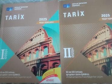 Книги и журналы: Ikisi birlikde Məhsul: “Tarix 2025 – Test Toplusu” (DİM), 2 hissəlik — 1