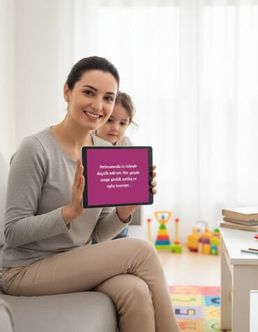 Uşaqlarınıza sevgi dolu, səliqəli və məsuliyyətli baxıram