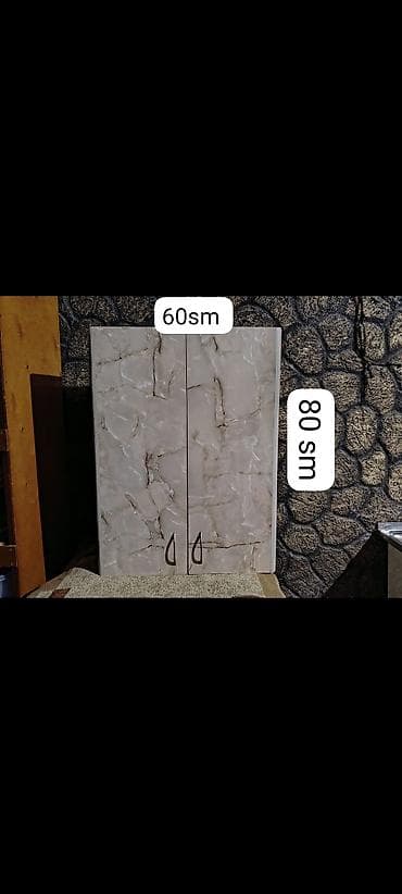 Mətbəx üçün asma şkaf - Ölçü: eni 60 sm, hündürlüyü 80 sm - İki