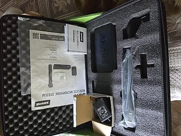 ucuz maqintafon: Yeni Simsiz (Bluetooth) Mikrofon Shure, Ünvandan götürmə — 6