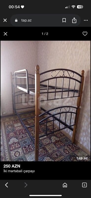 çekmeceli plastik sandıqlar: Oğlan və qız üçün, İşlənmiş, Çarpayı, Matrassız, Siyirməsiz, Dəmir — 2