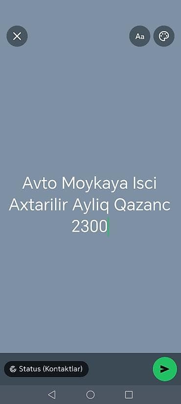 fehle is: Moyka Zigda Yerlesir isden anlayisi olanlar zehmet olmasa elaqe — 1