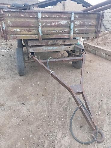 mercedes 124 dizel: Kənd təsərrüfatı üçün ikioxlu qoşqu (traktor qoşqusı) - Ümumi — 1