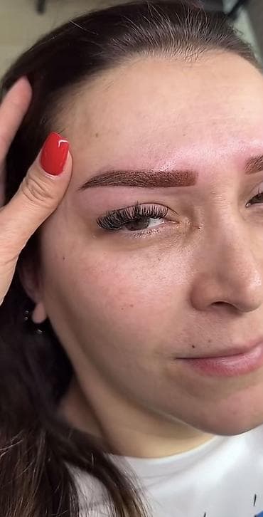 perma: Microblading Permanent Qaş Qaslar. Nano Pudra ve Ten effect qaslar — 3