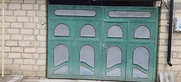 qab dəsti: İşlənmiş Dəmir Həyət darvazası, 340 m, Mexaniki, Qapı ilə, rəng - Yaşıl — 1