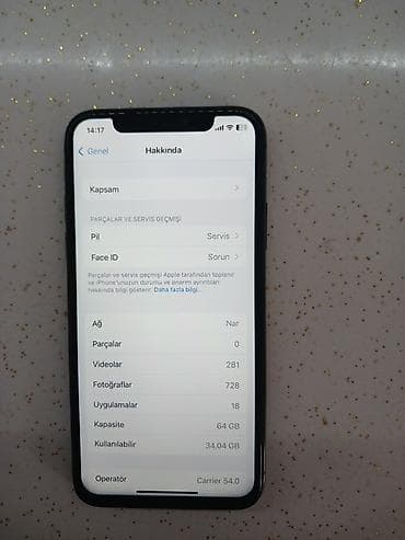 iphone 8 64: IPhone X, 64 GB, Qara, Face ID — 5