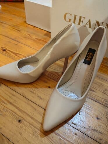 Информатика: Qadın klassik tufli – bej rəng Brend: GIFANNI (qutusu ilə) - Model — 1