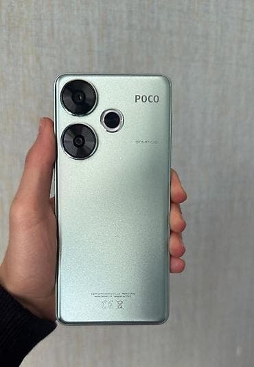 telefon naftalan: Poco F6, 16 GB, rəng - Yaşıl, Barmaq izi — 3