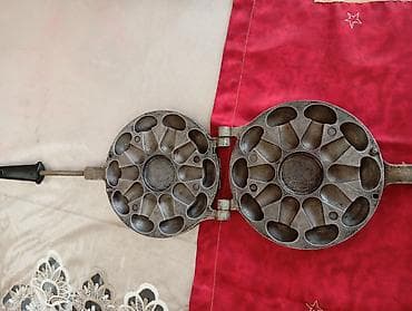 Şirniyyət qəlibləri, rəng - Gümüşü, Çuqun