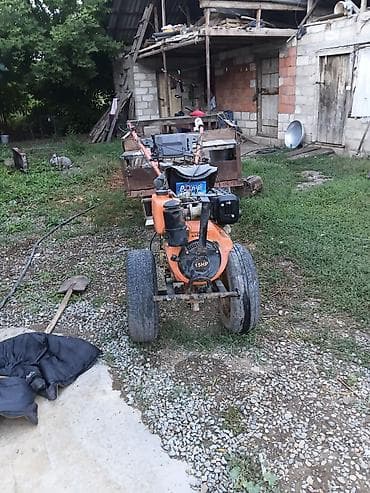 топаз авто: Motoblok + qoşqu - Mühərrik: 15 HP benzin mühərriki - Elektrik — 1