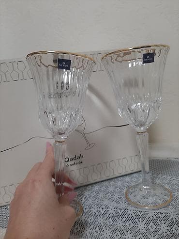 dest qab: Qədəhlər, Şüşə, 12 ədədli dəst — 2