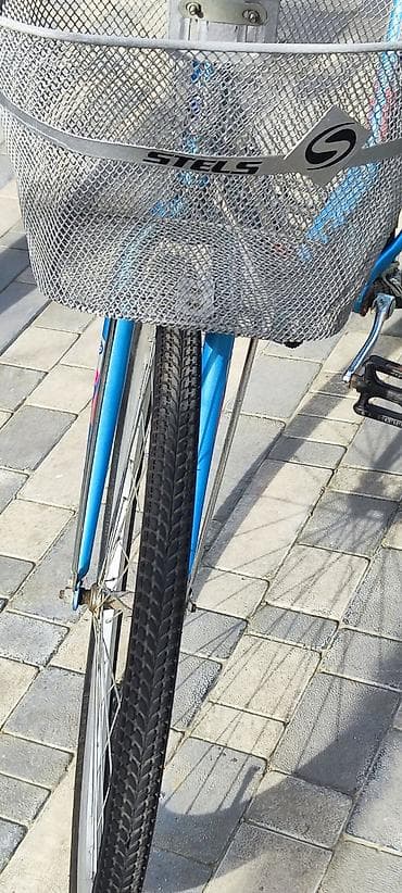 Şəhər tipli velosiped – STELS 28 - Rəng: metalik mavi, klassik aşağı — 3