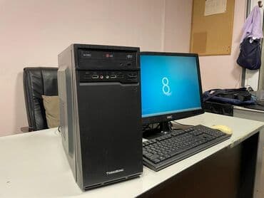 masa üsdü komputer: Masaüstü kompüter dəsti Tərkib: - Sistem bloku: TrendSonic qara — 2