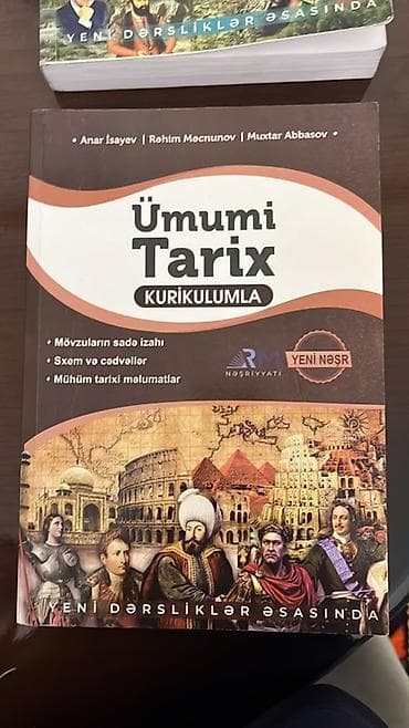 “Ümumi Tarix” və “Azərbaycan Tarixi” – Kurikulumla (RM Nəşriyyatı)