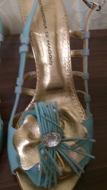 sandalet: Босоножки Италия кожаные размер 38 один раз на свадьбу обувала — 6