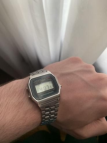 elektrik saat: Qol saatı, Casio, rəng - Gümüşü — 3