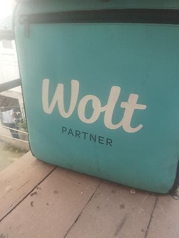 Wolt “Partner” termos çatdırılma çantası - Rəng: firuzəyi (Wolt