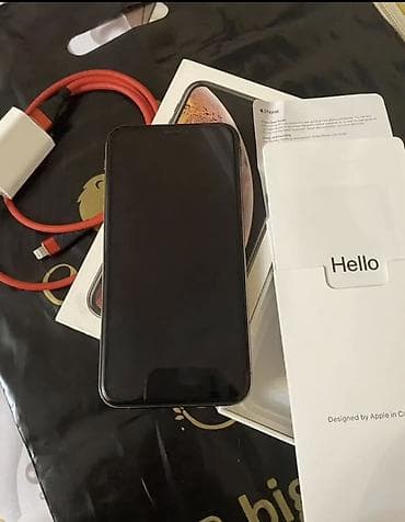 honor telfon: IPhone Xs, 256 GB, Rose Gold, Zəmanət, Face ID, Sənədlərlə — 2