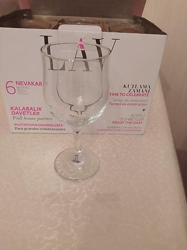 Qədəhlər, Bərkidilmiş şüşə, 6 ədədli dəst, 200 ml, Türkiyə — 3