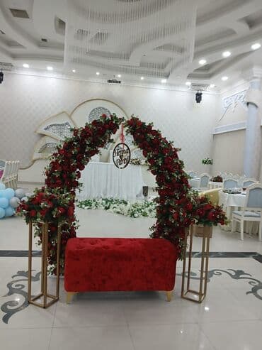 yuxuda yolka görmək: Xına/nişan mərasimləri üçün dekor dəsti - Tərkibi: qırmızı gül və — 4