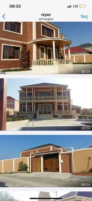 hovuzlu ucuz evler: 250 kv. m, 4 otaqlı, Qaz, Su — 20