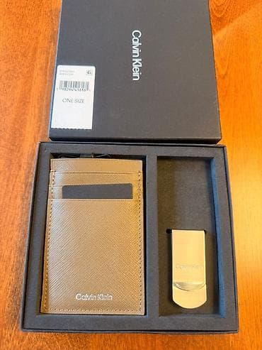 Qol saatları və aksesuarlar: Pulqabı, Təbii dəri — 1