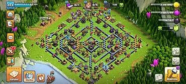 Clash of Clans hesabı – Yüksək səviyyəli kənd və tam inkişaf etmiş