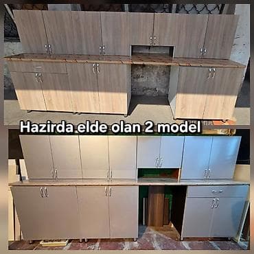ucuz tap az dolablar: Mətbəx dolabı dəsti – hazırda 2 model - Üst və alt modulların — 1