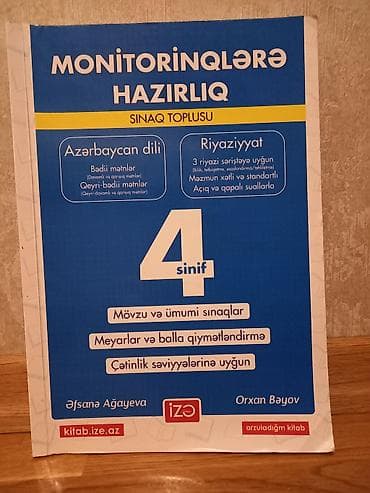 5ci sinif testleri: Məhsul: “Monitorinqlərə Hazırlıq – Sınaq Toplusu (4-cü sinif)” — 1