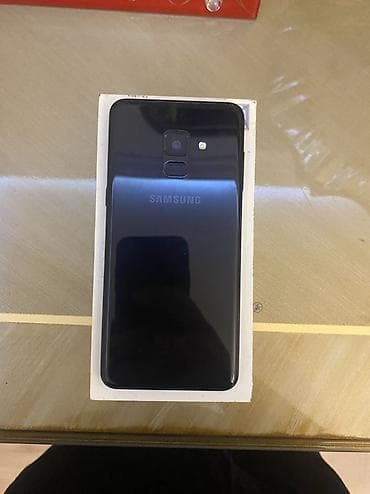 samsung a605 ekran: Samsung Galaxy A8 2018, 64 GB, rəng - Qara — 2