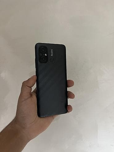 iphone x satiram: Redmi 12C, 128 GB, rəng - Qara, Barmaq izi, Face ID — 4