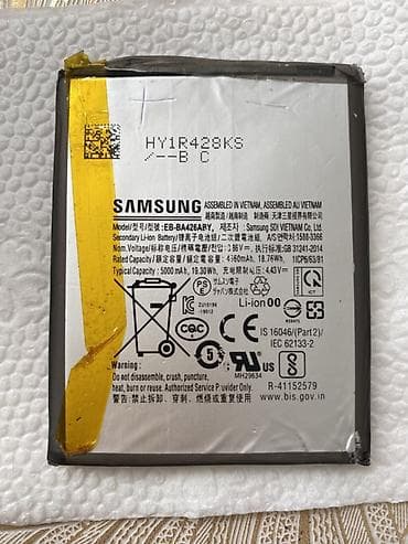 işlənmiş akumlyator: Samsung orijinal Li-ion batareya Model: EB-BA426ABY Uyğunluq — 1