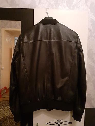 dəri kurtka kişi: Gencede satilir Quzu derisinen Natural koja kurtka Urban Moskvadan — 5