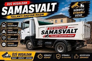 Özüboşaldan “Samasvalt” ilə tullantıların daşınması və söküntü işləri