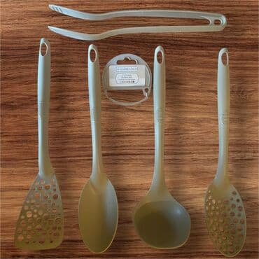 metbex ucun qab qacaq: Yeni MADAME COCO –Cooking Tool Set (5 pcs) Mətbəxdə gündəlik istifadə — 1