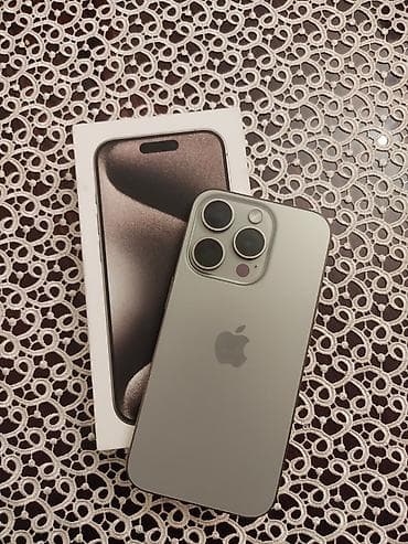 IPhone 15 Pro, 256 GB, Natural Titanium, Face ID