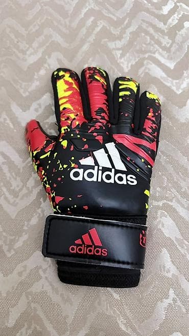 Əlcəklər: Adidas qapıçı əlcəkləri - Brend: Adidas - Rəng: qara əsaslı, qırmızı — 3