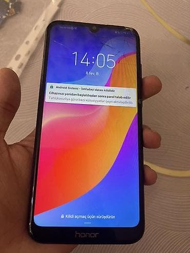 kitay telefonlari: Honor 8A Pro, 32 GB, rəng - Göy, Sensor, Barmaq izi, İki sim kartlı — 2