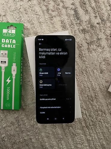 mi max 3: Redmi 12, 128 GB, rəng - Boz, Barmaq izi, Face ID — 10