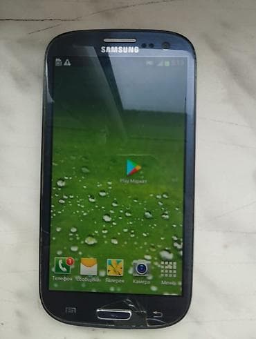 knopkali telefonlar: Samsung I9300 Galaxy S3, 16 GB, rəng - Mavi, Sensor — 1