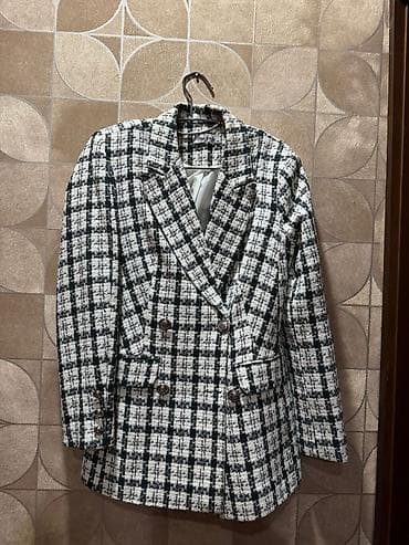 зеленые туфли: Qadın geyimləri – seçmə modellər 1) Tweed blazer, xanalı naxış - — 1