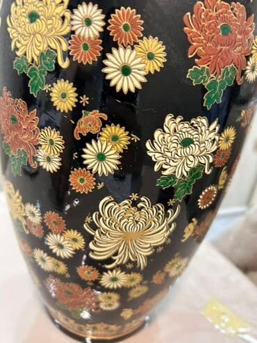 gül dekoru: Bir vaza, Keramika — 4